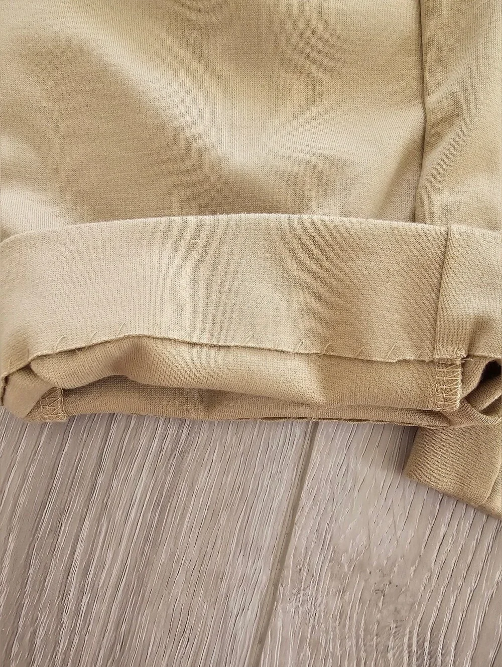 Michael Kors Camel Beige Stretch Ankle Trousers Workwear Pants Size 12 Hemmed